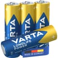 Miniatyrbilde 2 av 2: Batteri Varta Longlife Power LR06/AA 4 pk