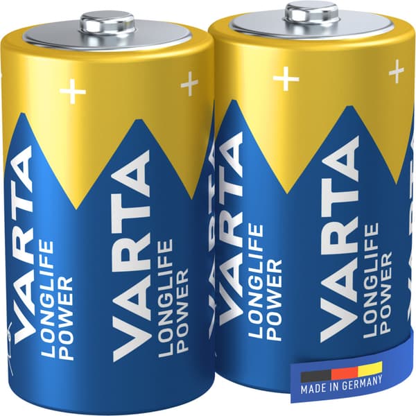 Batteri Varta Longlife Power LR20 D 2 pk