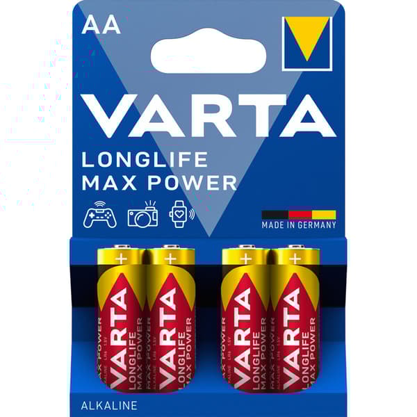 Batteri Varta Longlife Max Power LR06/AA 4 pk