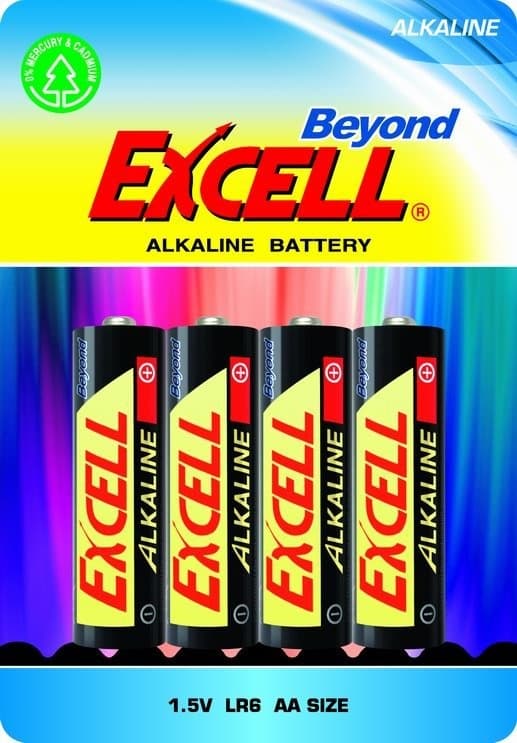 Beyond Excell AA (LR6), batteri, alkaline, 4-pack