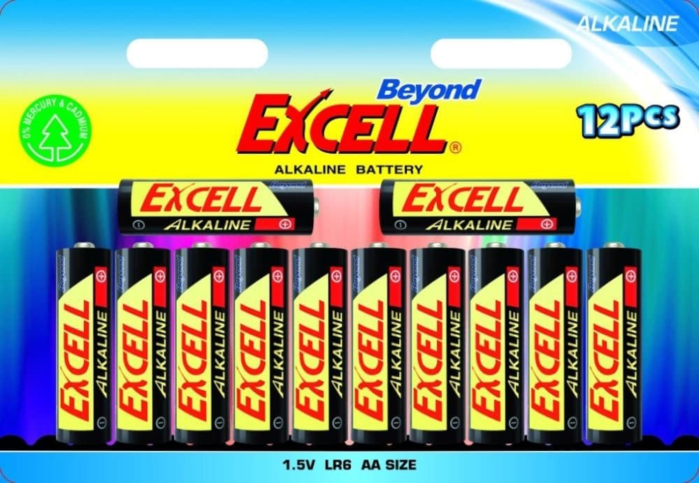 Beyond Excell AA (LR6), batteri, alkaline, 12-pack