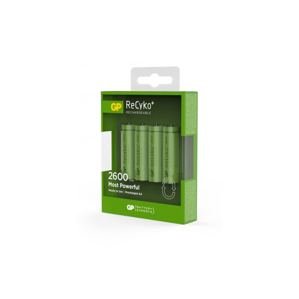 GP ReCyko AA-Batterier 2600mAh 4-pack