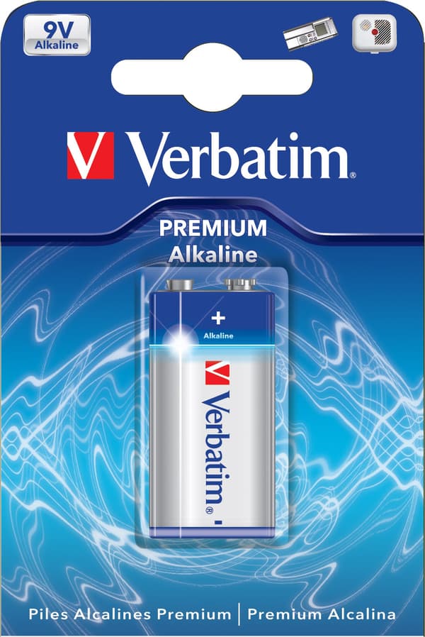 Battery, 9V/6LR61, Alkaline, 1-pack