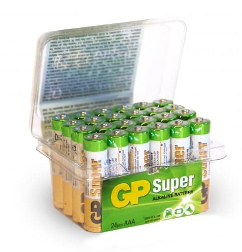 GP Super Alkaliska AAA-batterier (LR03) 24-P