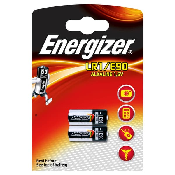 Batteri LR1/E90 Alkaline 2-pak