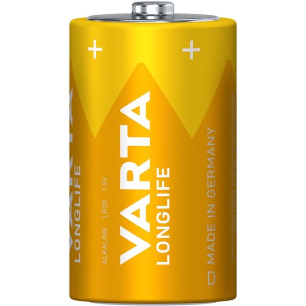 Varta Longlife D / LR20 batteri 2-pak