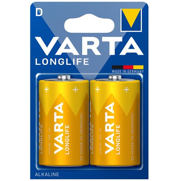 Varta Longlife D / LR20 batteri 2-pak