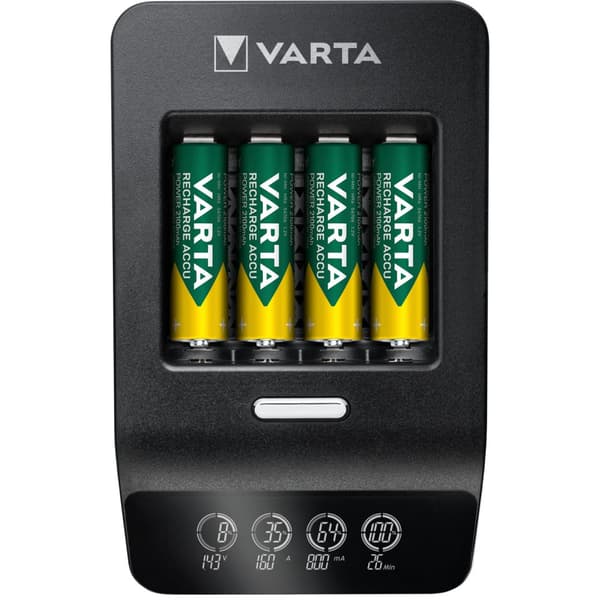 Varta LCD Ultra hurtig oplader AA / AAA inkl. 4xAA