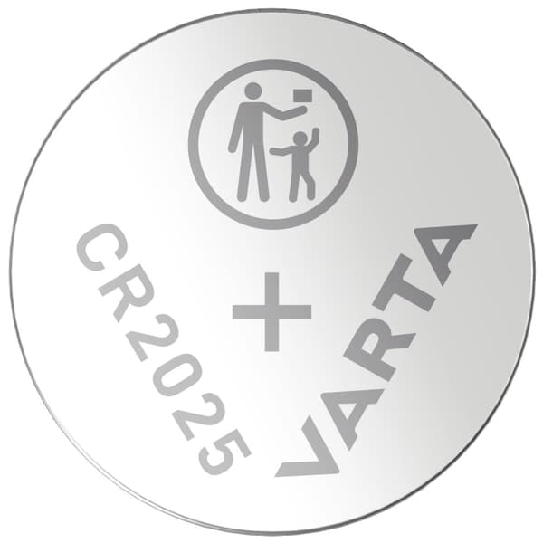 CR2025 3V litiumknappcellebatteri 2-pakning