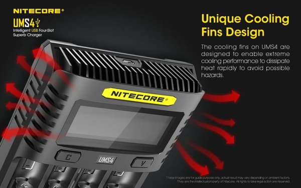 UMS4 - NITECORE USB Fast Charger