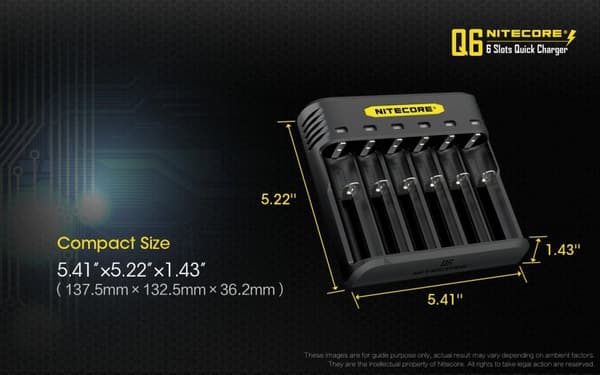 Q6 - NITECORE Li-ion Charger