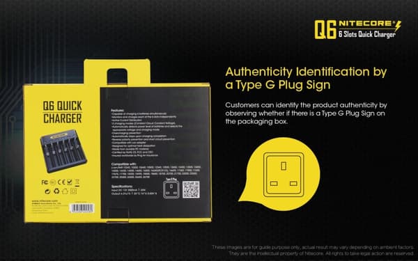Q6 - NITECORE Li-ion Charger