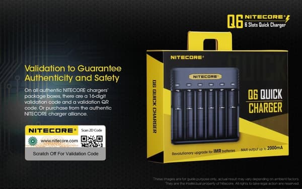 Q6 - NITECORE Li-ion Charger