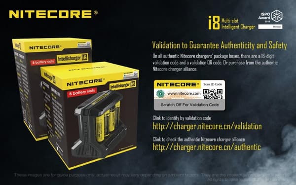 i8 - NITECORE Universal Charger