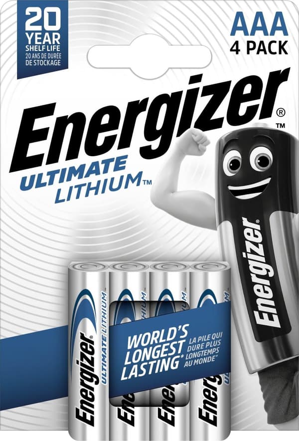Batteri ENERGIZER Ultimate AAA 4/fp