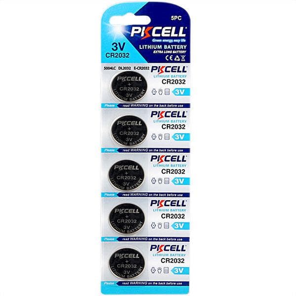 Batteri CR2032 5-pack PKcell