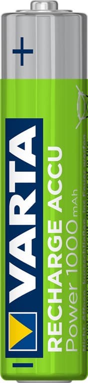 AAA (Micro)/HR03 (5703) genopladeligt batteri - 1000 mAh, 4 stk. i blister
