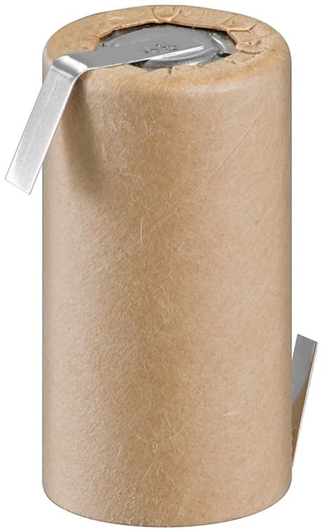 Sub-C, 1500 mAh, Lödsvansen (Z) laddningsbart batteri, 1 st. oförpackad