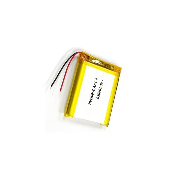 Yunique 1-stycke Lipo-batteri 104050 (3,7v, 2500mAh Lipo) för Bluetooth-hörlurar, Smart Watch, POS - Batterier för allmänna ändamål