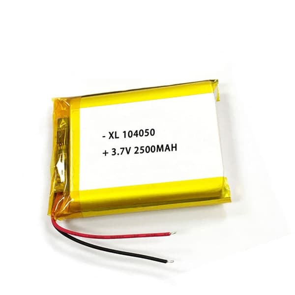 Yunique 1 stykke lipobatteri 104050 (3.7v, 2500mAh lipo) til Bluetooth-øretelefon, smart ur, POS - batterier til generelle formål