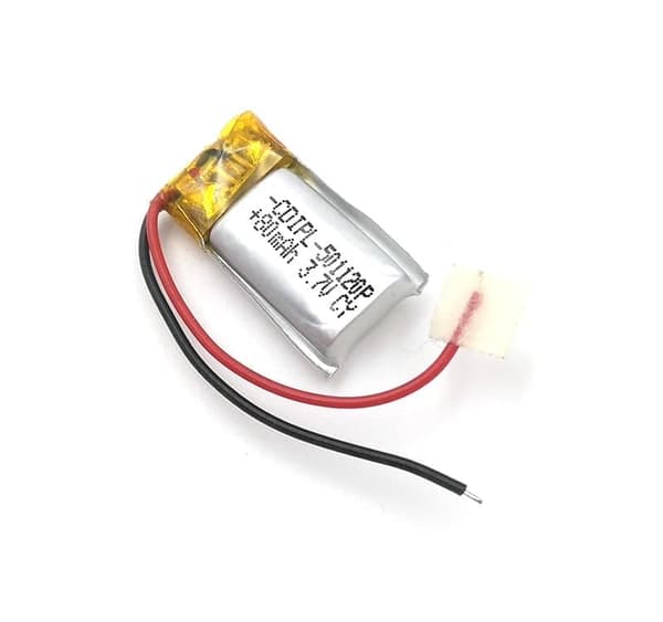 1 stycke uppladdningsbart Lipo-batteri 501220 (3.7v, 80mAh Lipo) för uppladdningsbar bärbar telefonvideo - Batterier för allmänna ändamål Batteri