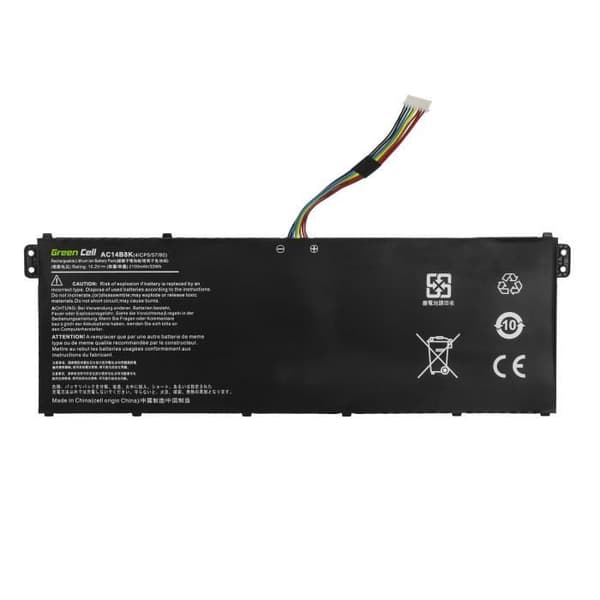 Green Cell® AC14B3K AC14B8K Batteri för Acer Aspire 5 A515 A515-41G A515-51 A515-51G A515-52G A515-52G A517-51 A517-51G 7 A715