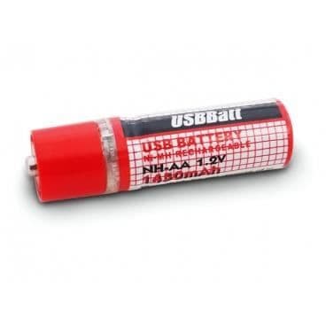 Ekonomiskt AA-batteri, laddningsbart via USB ovanligt designobjekt för heminredning.
