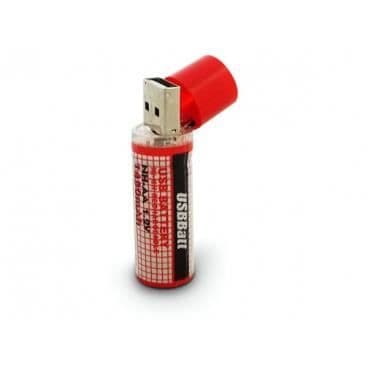 Ekonomiskt AA-batteri, laddningsbart via USB ovanligt designobjekt för heminredning.