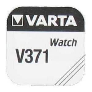 1 silveroxidbatteri (Zn/Ag2O) 35 mAh Varta V371