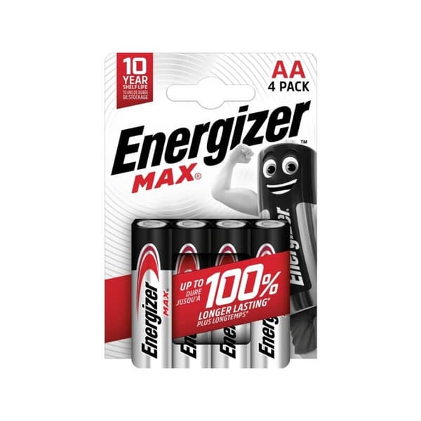 Batteri AA/LR6 Max 4 pak