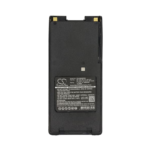 Erstatningsbatteri BP-209, BP-210, BP-222, BP-209N, BP-210N og BP-222N til Icom