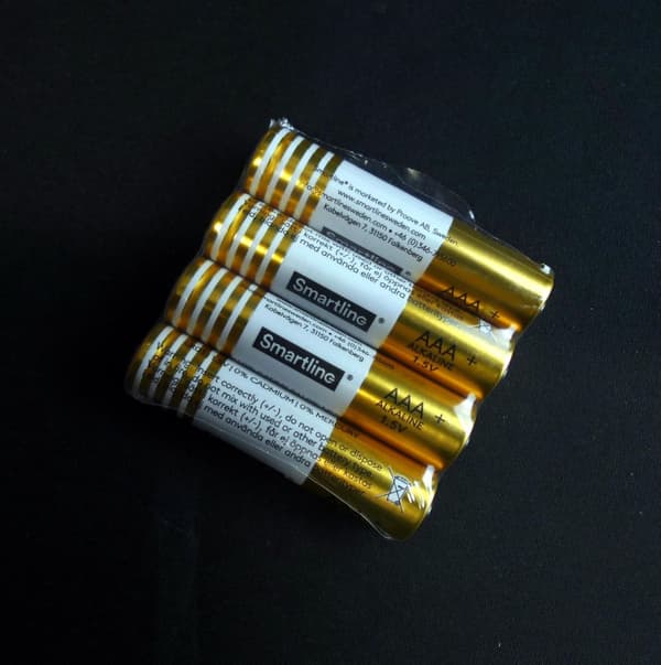 AAA Batterier 1,5V Smartline 4-Pack
