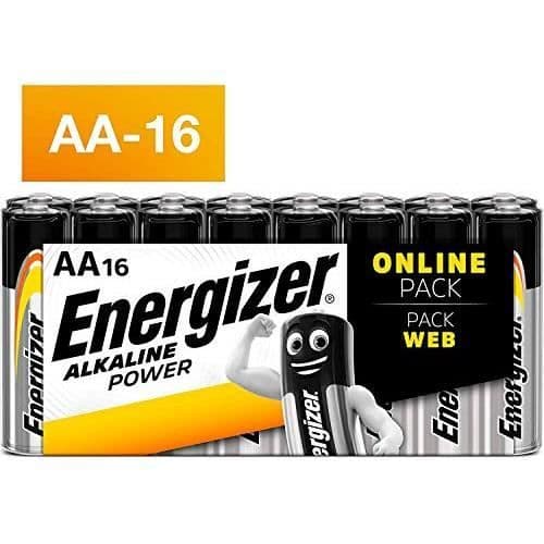 Energizer Pack med 16 AA alkaliska batterier LR6 1,5V MIGNON