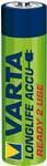 Varta Longlife Accu - batteri AA NiMH 2100 mAh (56706 101 111)
