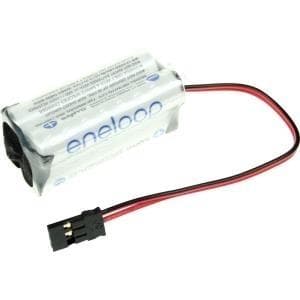 Panasonic batteripakke 4 mikro (AAA) kabel, stik NiMH eneloop cube F2x2 4,8 V 750 mAh (124005)