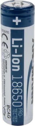 Miniatyrbillede 1 af 5: Ansmann 3150018655 genopladeligt batteri Li-Ion 3,6V 3500mAh