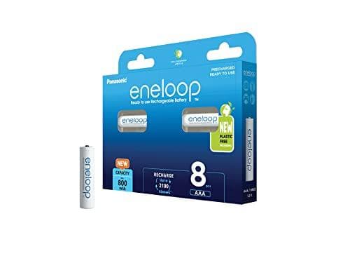 Batteri NiMH, Micro, AAA, HR03, 1,2V/800mAh (BK-4MCDE/8BE)