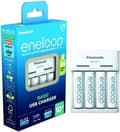 Miniatyrbillede 1 af 6: ENELOOP BQ-CC61C - Bordlader NiMh USB-In inkl. 4x AA Mignon batterier - Nikkel-metalhydrid (NiMH) (52061040)