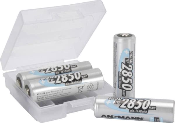 Ansmann Genopladeligt AA-batteri (penlite) NiMH 2850 mAh 1,2 V 1 sæt(er)
