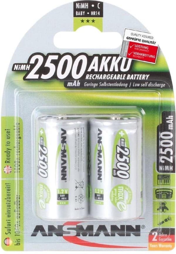 Ansmann 5030912 husholdningsbatteri C / HR14 nikkel-metalhydrid (NiMH)