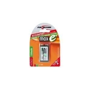 ANSMANN maxE plus - Batteri 9V NiMH (genopladeligt) 250 mAh