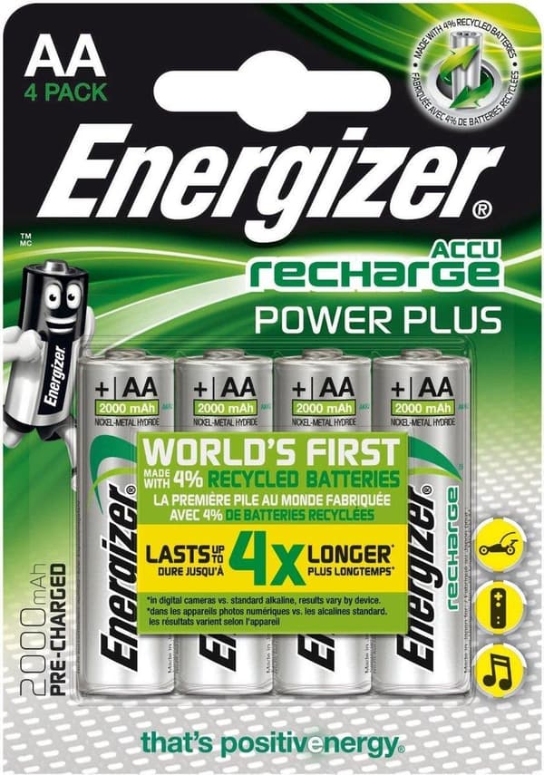 Energizer ENR Recharge Power Plus 2000 AA BP4