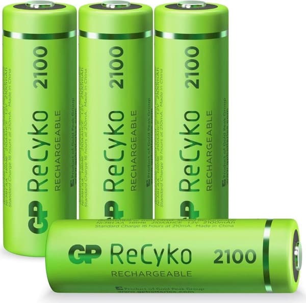 GP Batterier ReCyko+ 2100mAh 4stk. AA nikkel-metalhydrid (NiMH) genopladeligt batteri (120210AAHCE-C4)