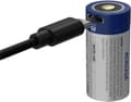 Miniatyrbillede 1 af 4: Ansmann 16340, Micro-USB Special genopladeligt batteri 16340 Li-ion 3,6 V 850 mAh