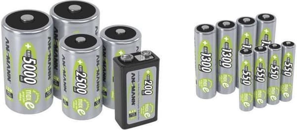 Ansmann AAA batterier