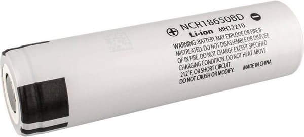Panasonic NCR18650BD Ei-standardi akku (ladattava) 18650 Li-ion 3,6 V 3200 mAh