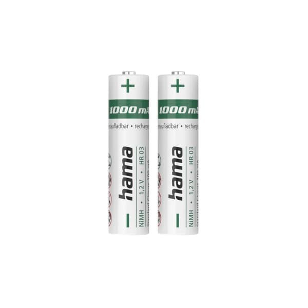 Hama 00223523 Husholdningsbatteri Genopladeligt batteri AAA Nikkel-metalhydrid (NiMH) (00223523)