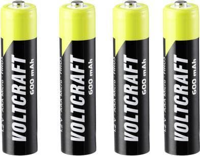Endurance Micro AAA genopladeligt batteri NiMH 600 mAh 1,2 V 4 stk. (VC-12175585)