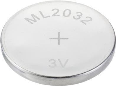 Knapcellebatteri ML 2032 lithium 65 mAh 3 V 1 stk. (VC-12714075)