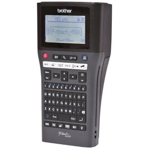 Brother P-Touch H500 Etikettmaskin Svart - 4977766729604
